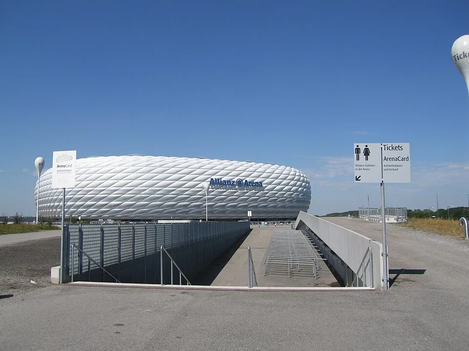 Allianz Arena, Munich, exterior