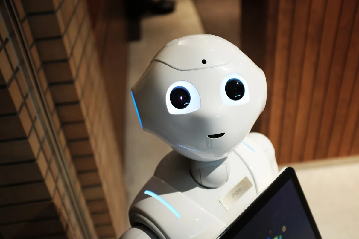 Artificial intelligence interface concept representing government AI deployment