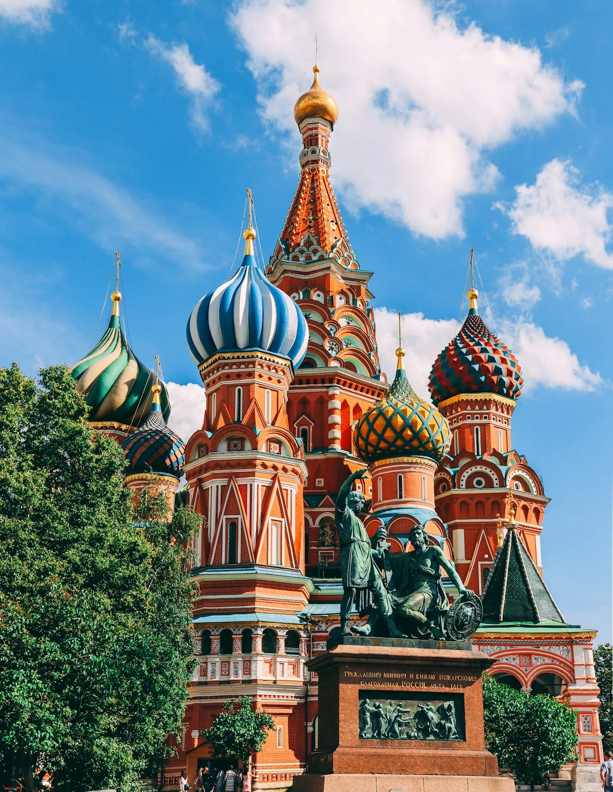 Red Square in Moscow during national military commemoration preparations